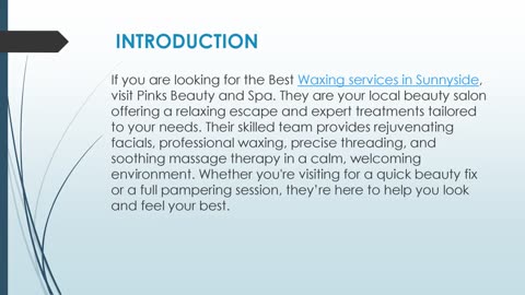Best Waxing services in Sunnyside