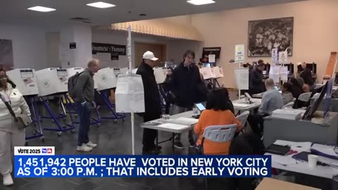 Election Day 2025: NYC mayoral candidates hope to capitalize on record voter turnout