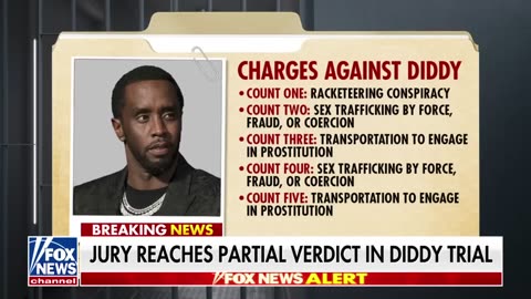 BREAKING： Jury reaches partial verdict in 'Diddy' trial