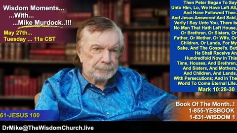 Re-Air: Wisdom Moments With Mike Murdock..!!!