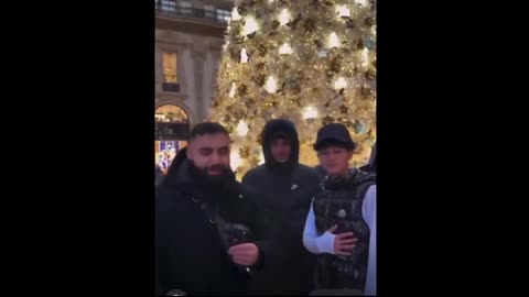 Muslim Immigrant Interrupts Christian tradition at the Christmas Tree