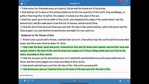 Satan doesn’t rule during his little season