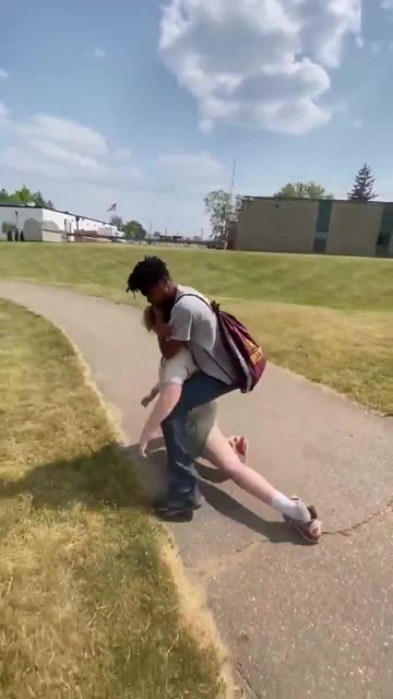 Black attacks White child