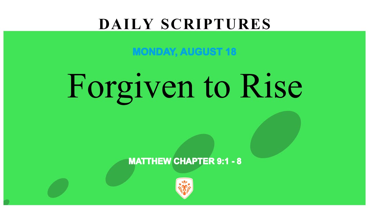 Forgiven to Rise