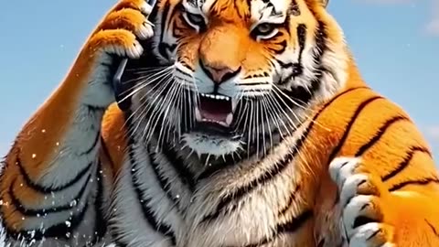 Cat vs Tiger cock fast food