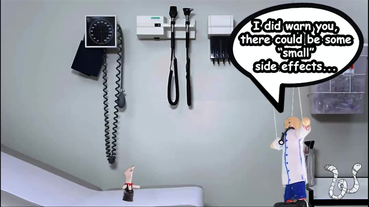 Side effects may include: #wormholesitcom #puppets #parody #skitcomedy