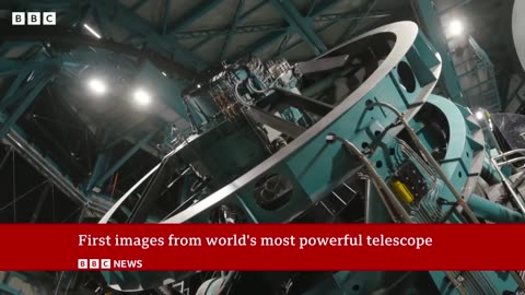 First images from powerful new telescope released | BBC News