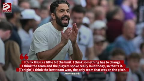 Ruben Amorim: Man Utd were completely lost in Grimsby cup defeat