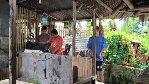 Nagplastar Sa Gipalit Nga Pressure Washer