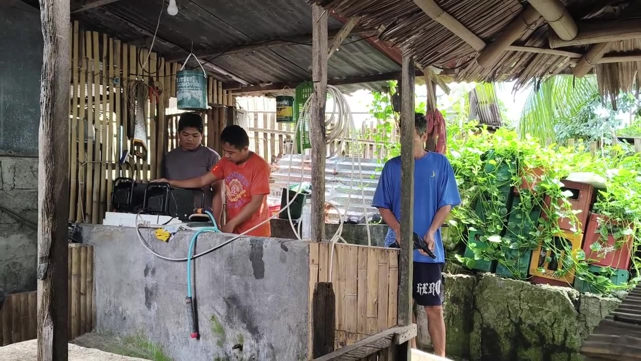 Nagplastar Sa Gipalit Nga Pressure Washer