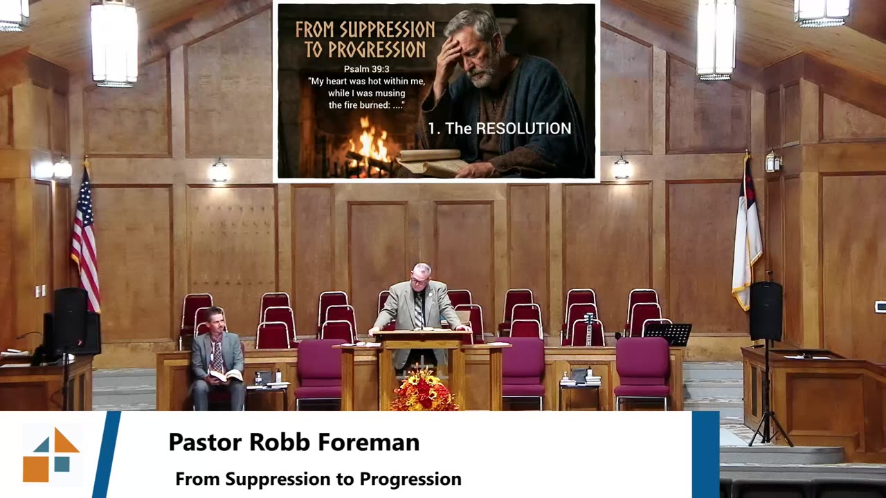 Pastor Robb Foreman // From Suppression to Progression