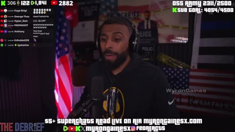 Myron Gaines Goes of on Blacks