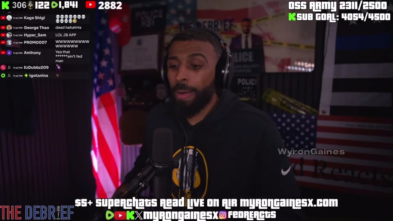 Myron Gaines Goes of on Blacks