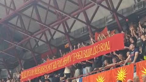 „Кумани“ на натпреварот Македонија - Романија (претквалификации за СП)