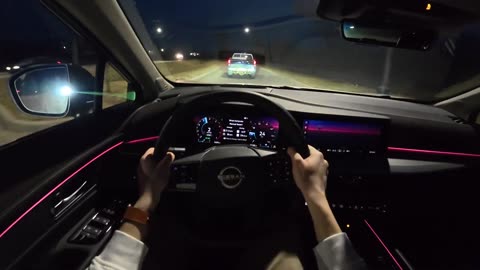 2025 Nissan Murano Platinum - POV Night Drive (Binaural Audio)