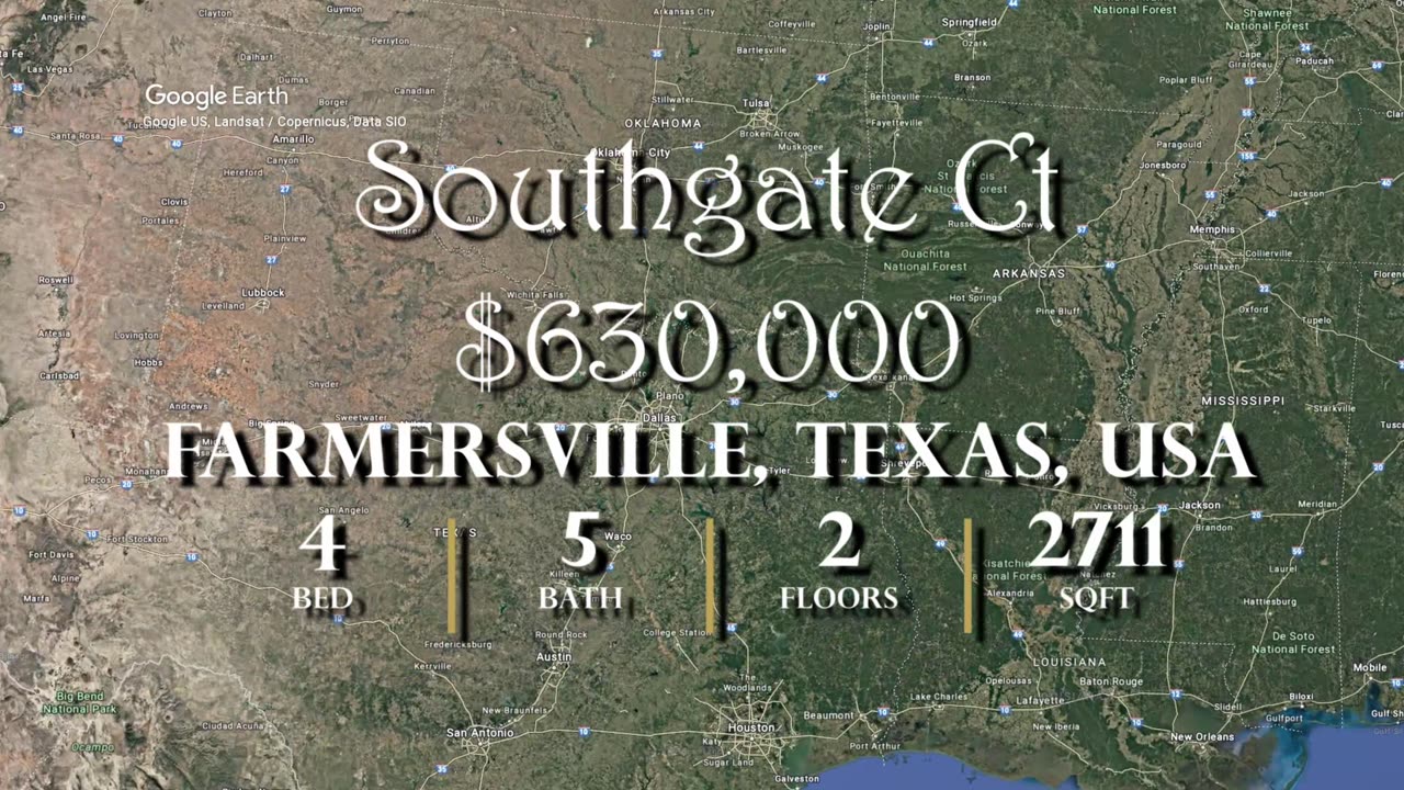 New 4br 5 ba | Farmersville, TX | Southgate Phase III | Over 1 Acre