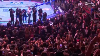 Trump Arrives At UFC 316