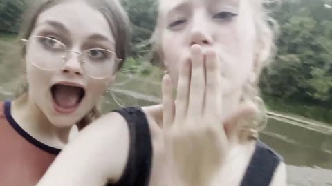 having fun outdoors