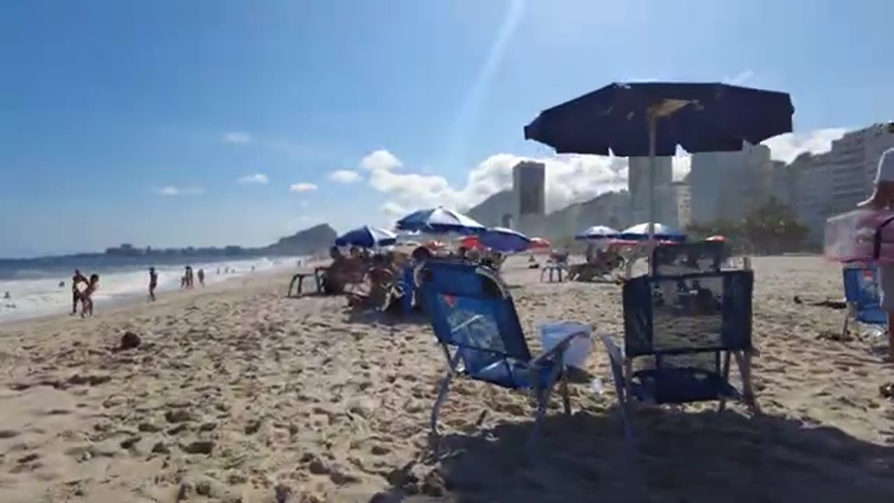 🇧🇷☀️ Leme Beach | Unmissable destination in Rio de Janeiro, Brazil 2025 [4K]