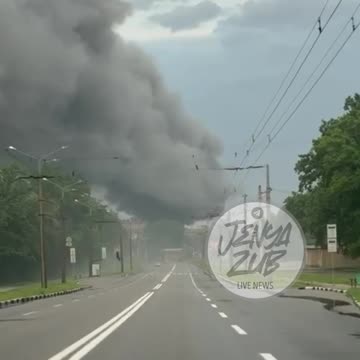 🇺🇦 A big fire in Kharkov
