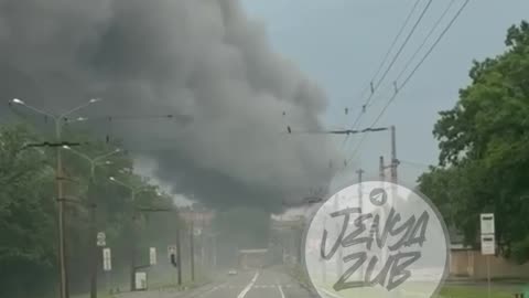 🇺🇦 A big fire in Kharkov