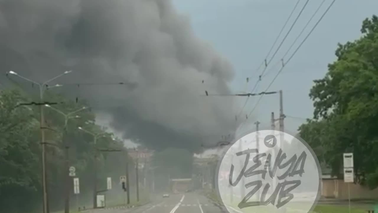 🇺🇦 A big fire in Kharkov