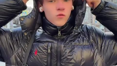 Snowfall Hits Different in Russia 🇷🇺 | Emotional Vibes with Mishana Vernoe"