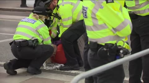 Clashes break out at Palestine Action protest, as police make 425 arrests