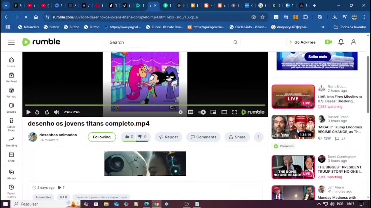 cute criando canal de desenhos shorts.mp4