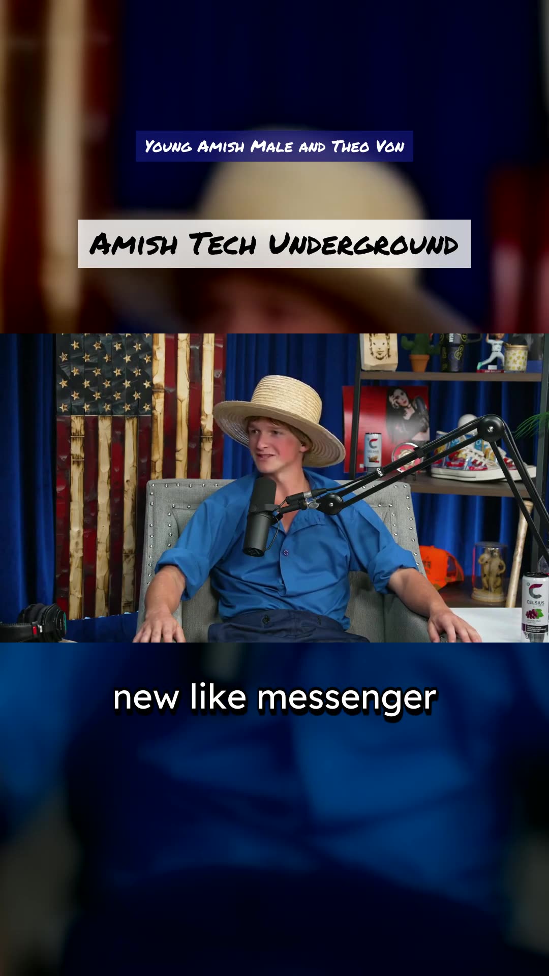 Amish Snapchat Surprise - Young Amish Male and Theo Von