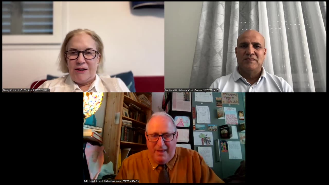 R&B Monthly Seminar: R&B Pashtun-Israel Fellowship (Episode #42 -- Tuesday, May 27th, 2025). Co-Chairs: MR. Fazal Ur Rehman Afridi (Geneva, SWITZERLAND). Nancy Hartevelt Kobrin, PhD. (Tel Aviv, ERETZ YISRAEL/Land Of Israel)