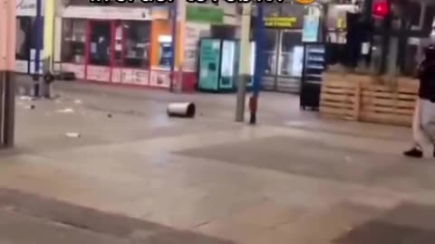 “In Vienna, Austria, men screaming Allahu Akbar' as they blow up a drink vending machine in order to rob it !”