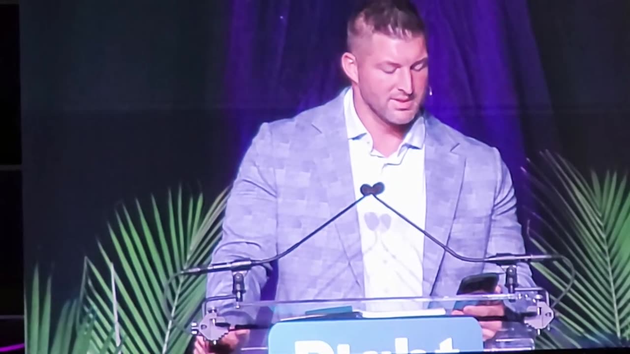 Tim Tebow Inspirational Speech at 2024 National Right to Life Banquet #lovethemboth