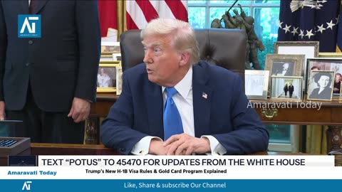 Trump’s New H-1B Visa Rules & Gold Card Program Explained | $100,000 Fee | Amaravati Today