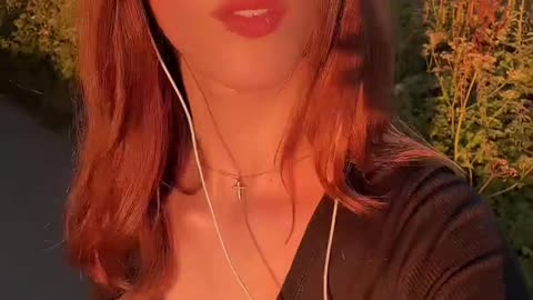 Sweet tgirl in this field
