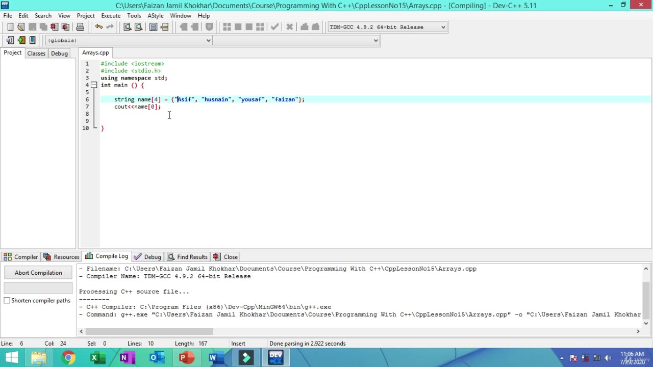 Become a C++ Expert-016 Arrays