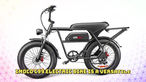 Emoko C99 Electric Bike 250W Motor 48V 15AH Battery 20*4.0 Inch Fat Tire Electric Bike