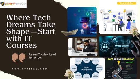 Start your tech journey with the right IT course.