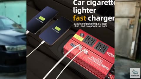 TWING Car 1000w Inverter,12v DC to 110v Power Inverters for Vehicles 1000 watt w