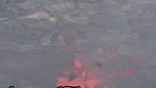 Rare Lavanado at Kīlauea’s Summit #Volcano #Science