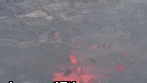 Rare Lavanado at Kīlauea’s Summit #Volcano #Science