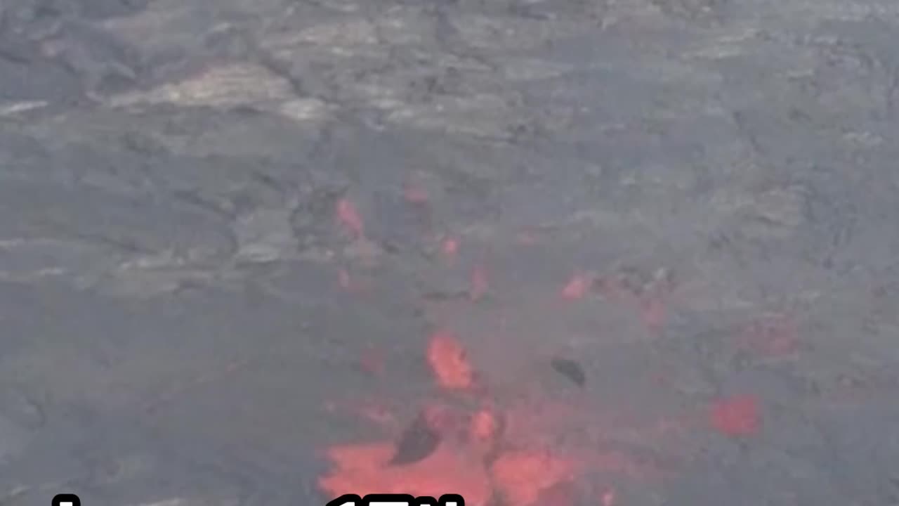 Rare Lavanado at Kīlauea’s Summit #Volcano #Science