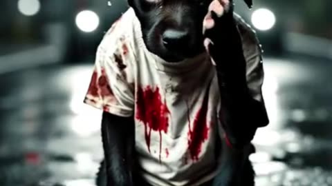 Cinematic Story of a Crying Puppy in the Rain Who Finds Joy on Roller Skates #cute #animals #slowmo