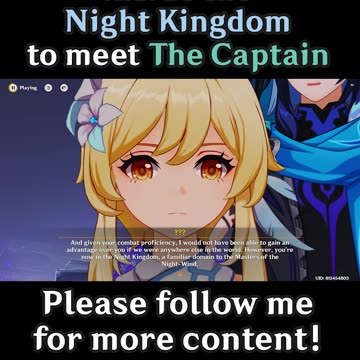 Traveler and The Captain inside Night Kingdom 2