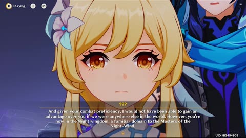 Traveler and The Captain inside Night Kingdom 2