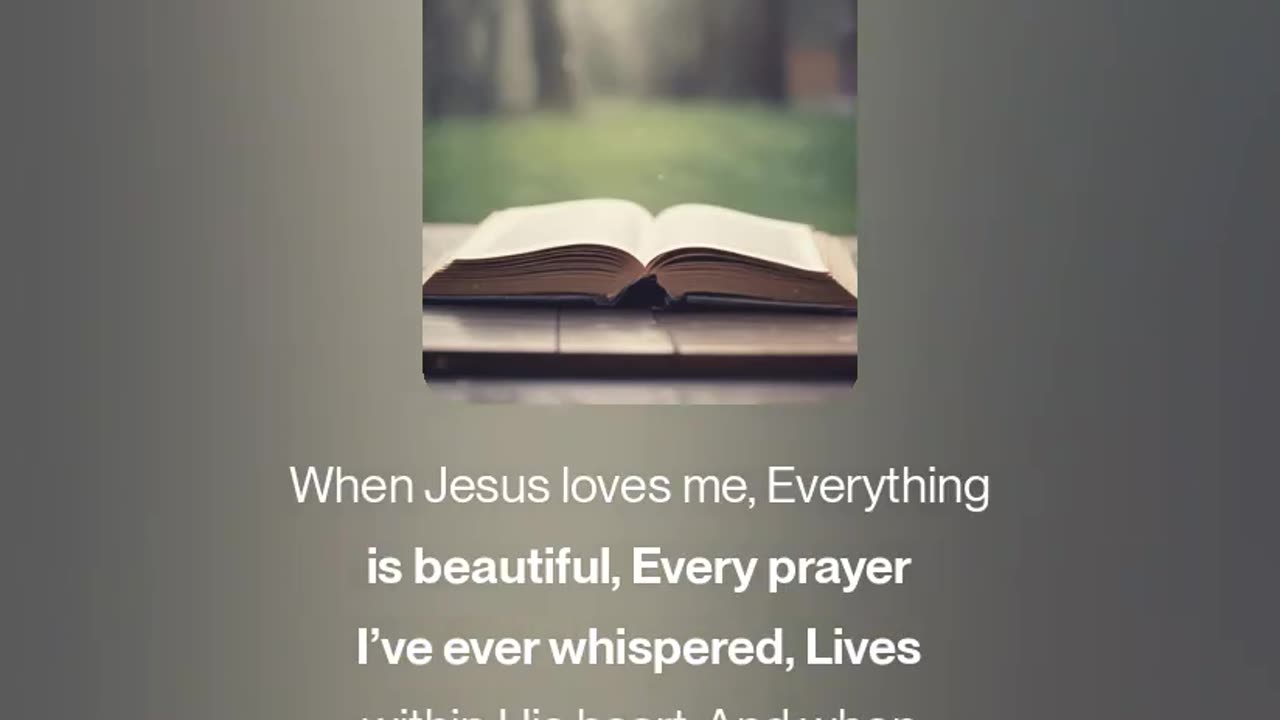 When Jesus Loves Me (V4.5)