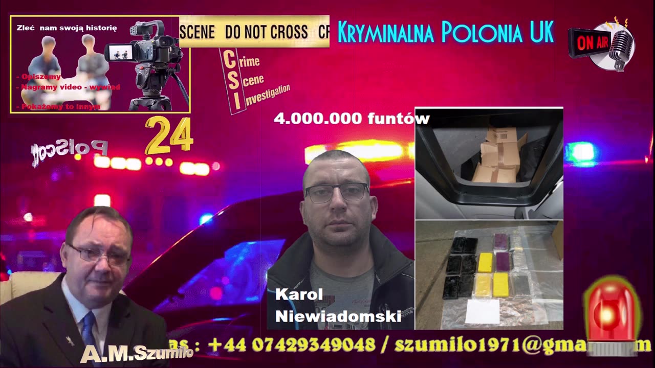 Kryminalna PO lonia - Przemyt Narkotyków - Anglia