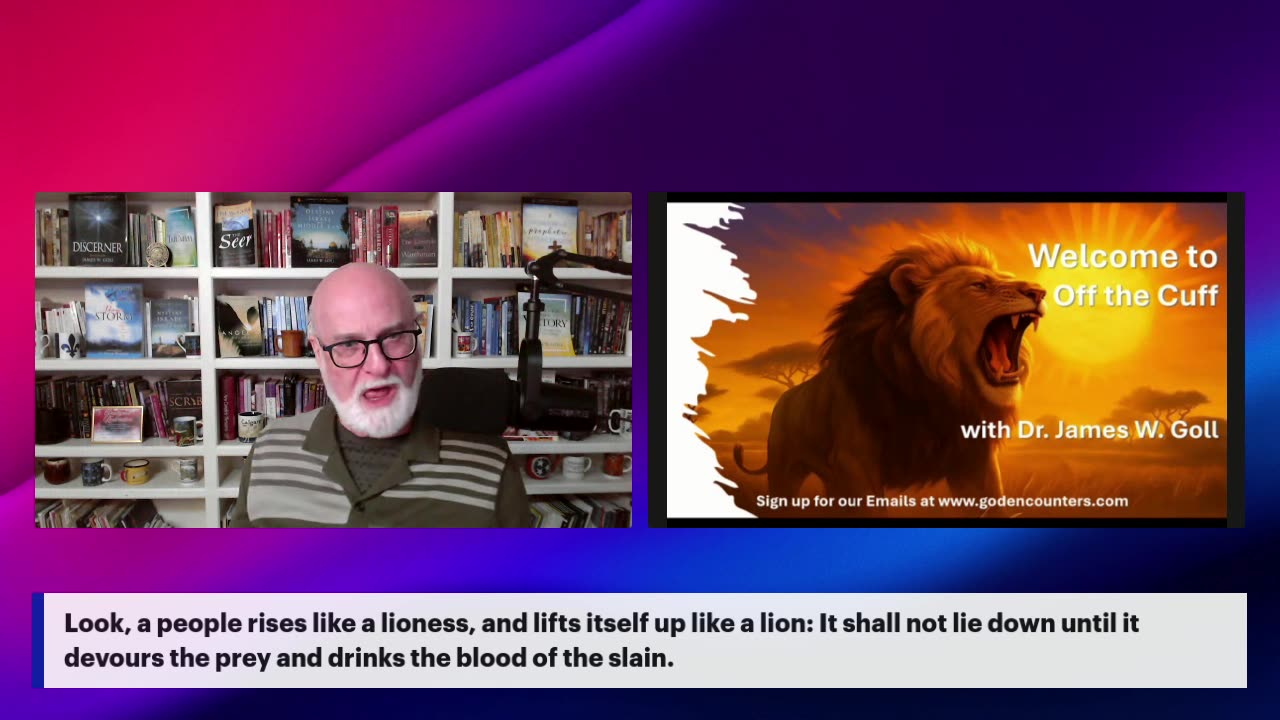 Off The Cuff with James W. Goll -