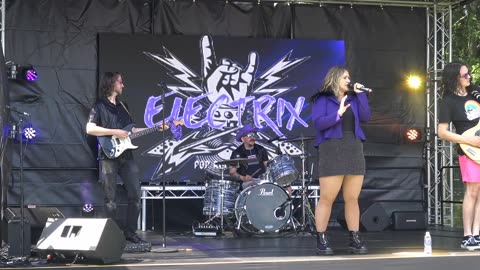 Torquay Torbay Devon England Gay LGBTQIA Pride 14th June 2025 Electrix Band pt 5.