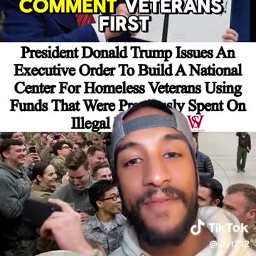 Pres. Trump signed an EO for a homeless veteran housing project